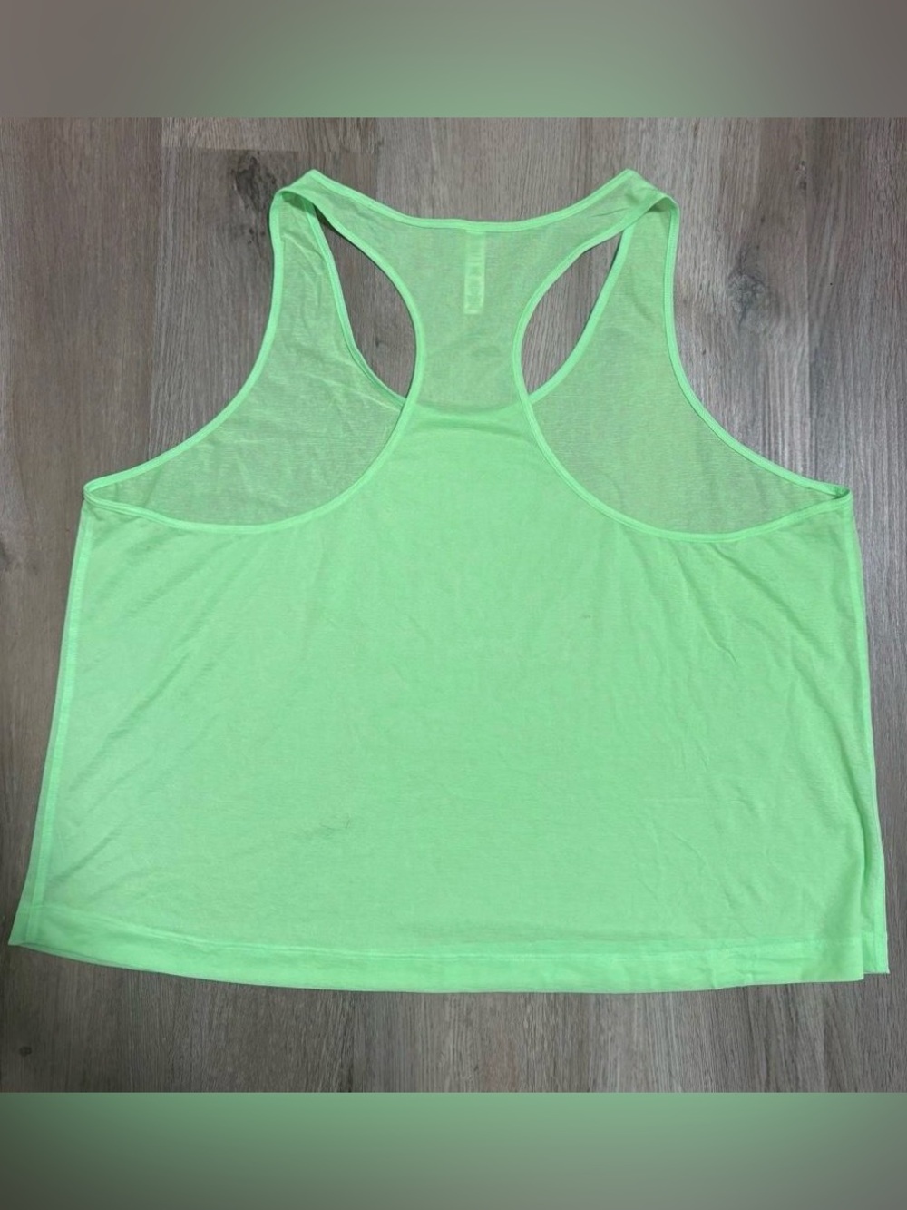 Neon Green Athleta Racerback Tank - Picture 3 of 3